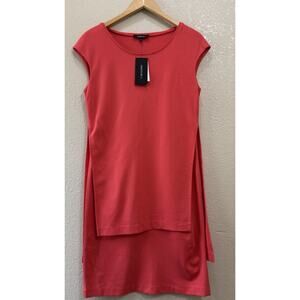 Lafayette 148 New York Layared Midi Dress Size S